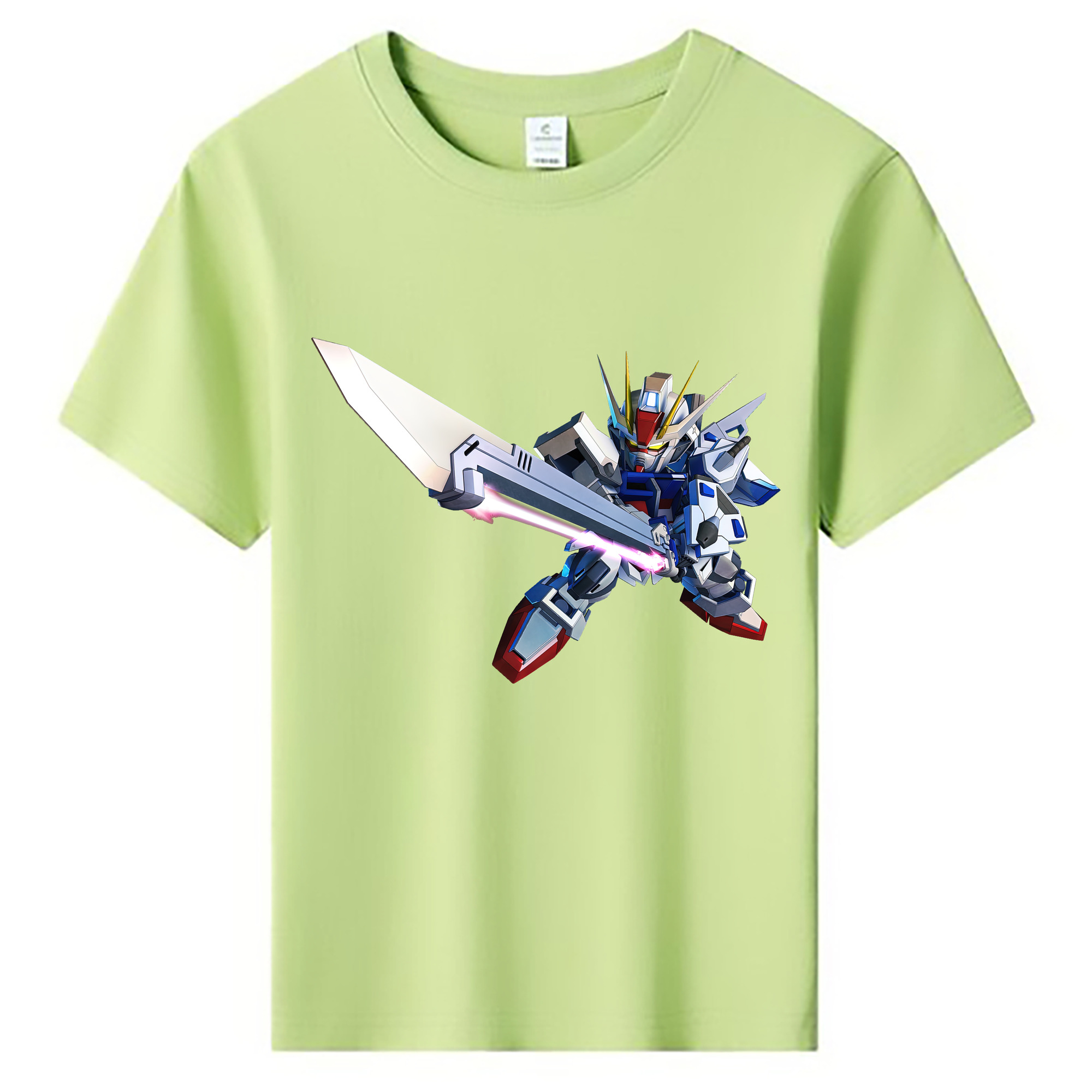 （画像用） 機動戦士ガンダム Mobile Suit Gundam 綿100％キッズTシャツ（フロントプリント）